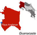 Playa Avellanas Town Map