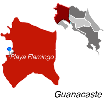 Playa Flamingo Town Map