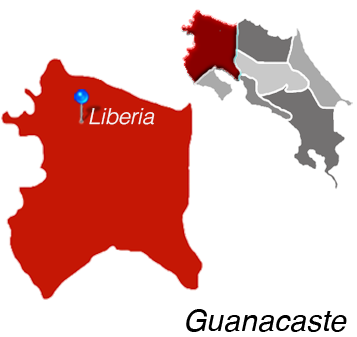 Liberia Town Map