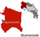 Playa Conchal Town Map