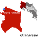 Playa Hermosa Town Map