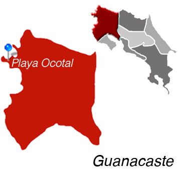Playa Ocotal Town Map