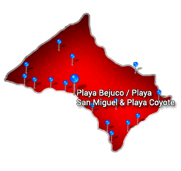 6. Nicoya   Playa Bejuco Playa San Miguel Playa Coyote